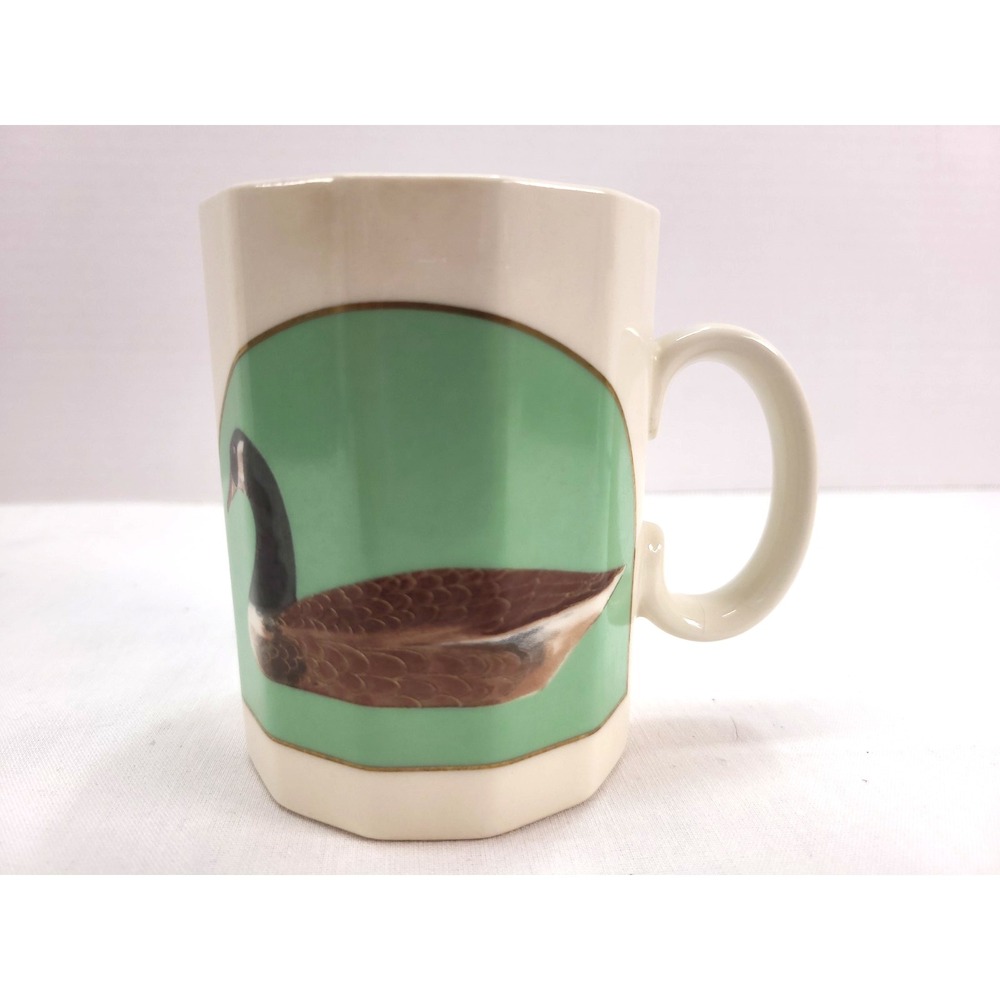 Otagiri Canadian Goose‎ 12 Sided Coffee Mug Japan EUC
